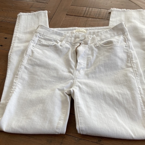 MOTHER Denim - MOTHER High Waisted Looker Ankle Fray jeans